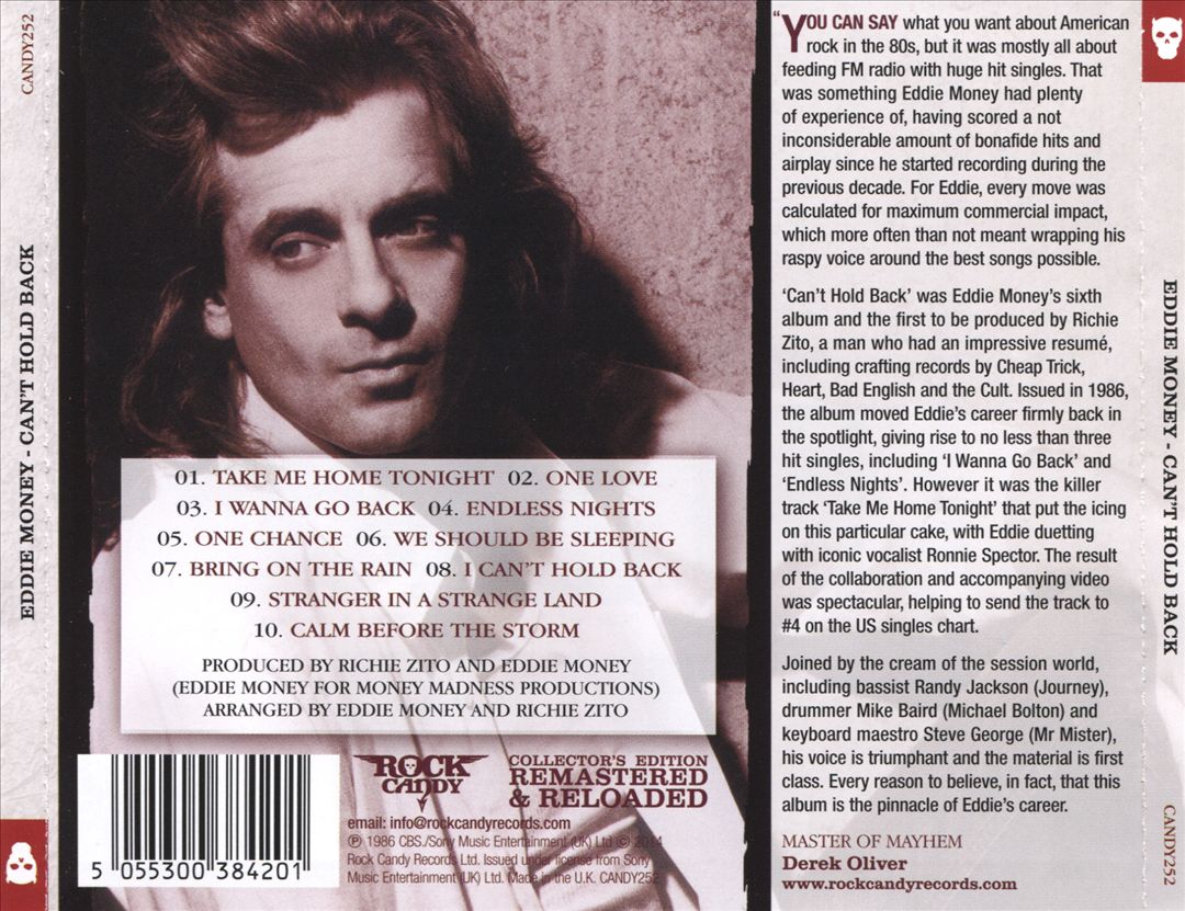 Can't Hold Back [Deluxe Edition] cover art