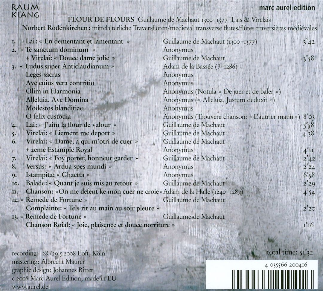 Flour de Flours: Lais & Virelais cover art