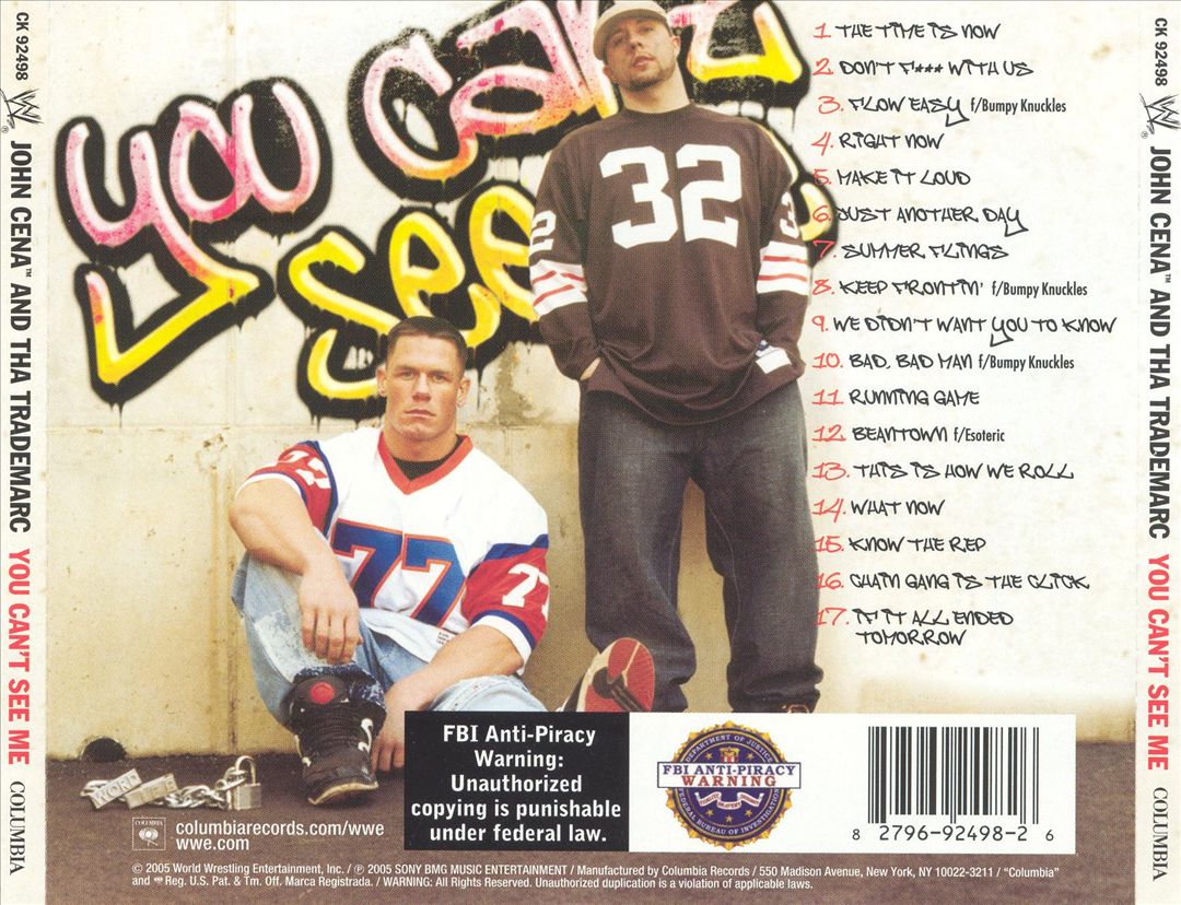 You Can't See Me cover art