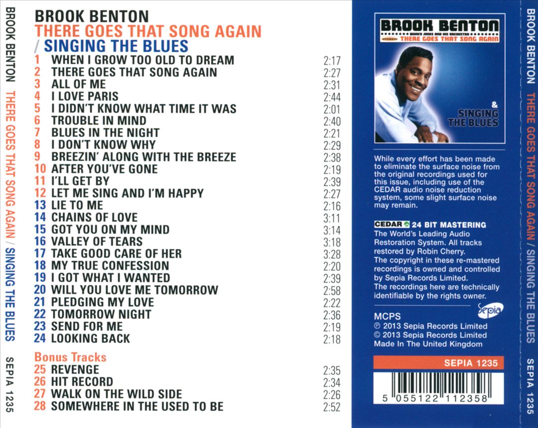 There Goes That Song Again/Singing the Blues cover art