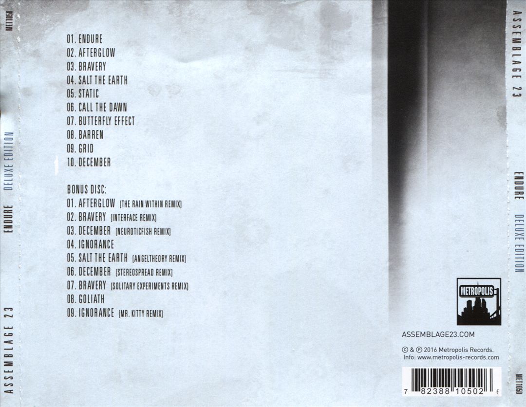 Endure [Deluxe Edition] cover art