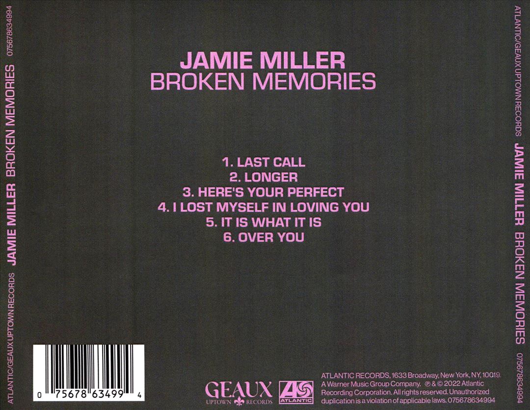 Broken Memories cover art