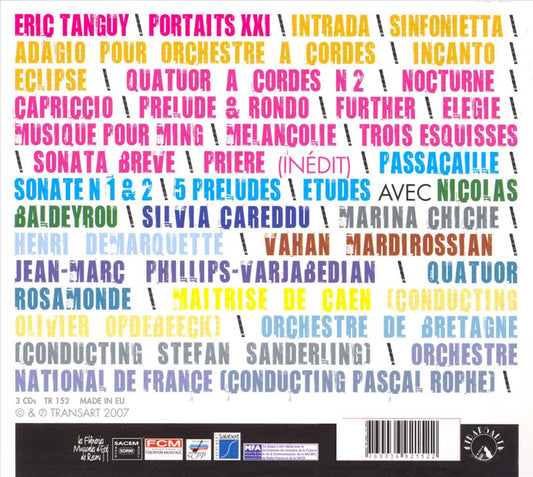 Eric Tanguy: Portraits XXI cover art