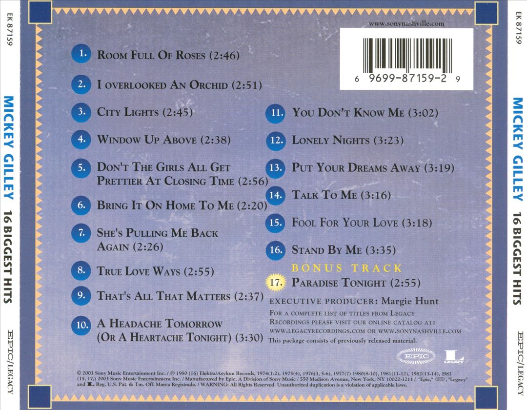 16 Biggest Hits [Bonus Track] cover art