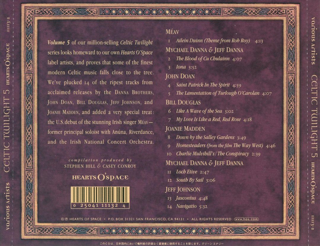 Celtic Twilight 5 [From the Hearts O'Space] cover art