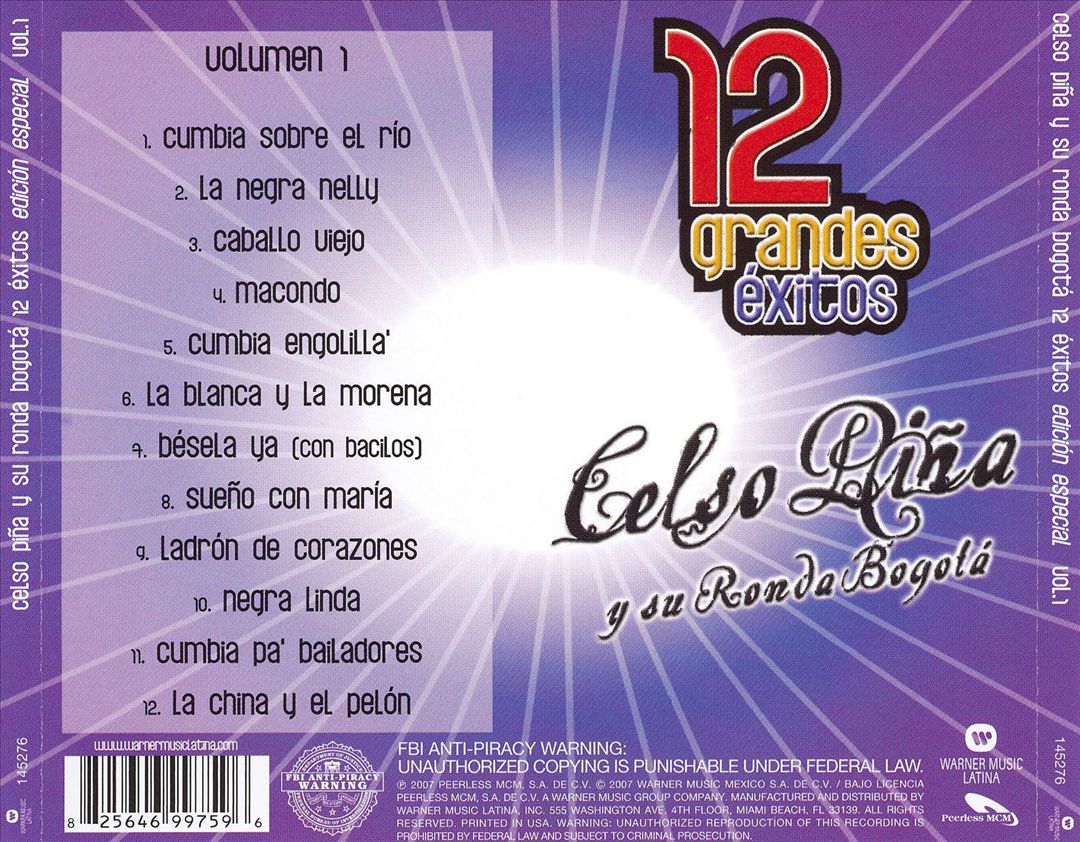 12 Grandes Exitos, Vol. 1 cover art