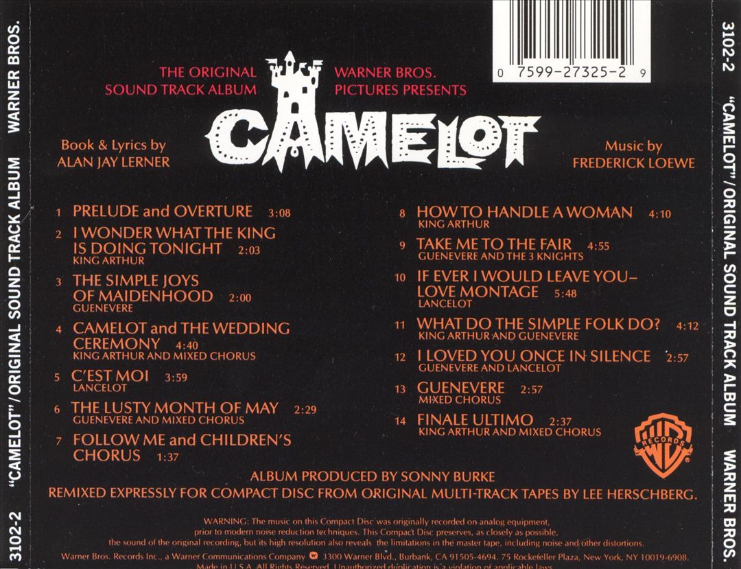 Camelot [Original Soundtrack] cover art