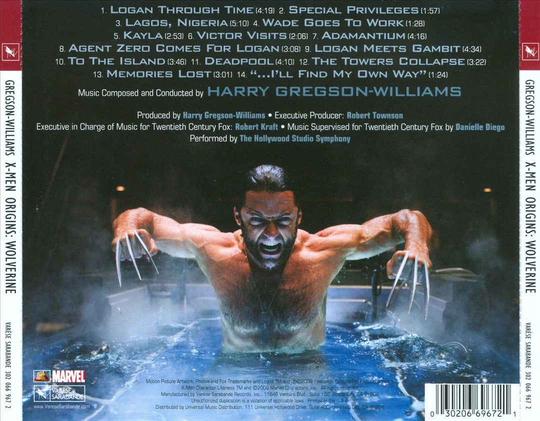 X-Men Origins: Wolverine [Original Motion Picture Soundtrack] cover art