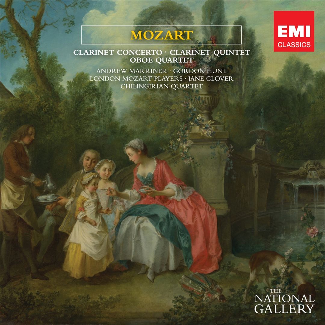 Mozart: Clarinet Concerto & Quintet; Oboe Quartet (The National Gallery Collection) cover art