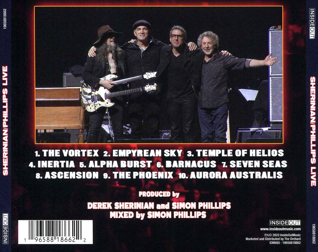 Sherinian/Phillips Live cover art