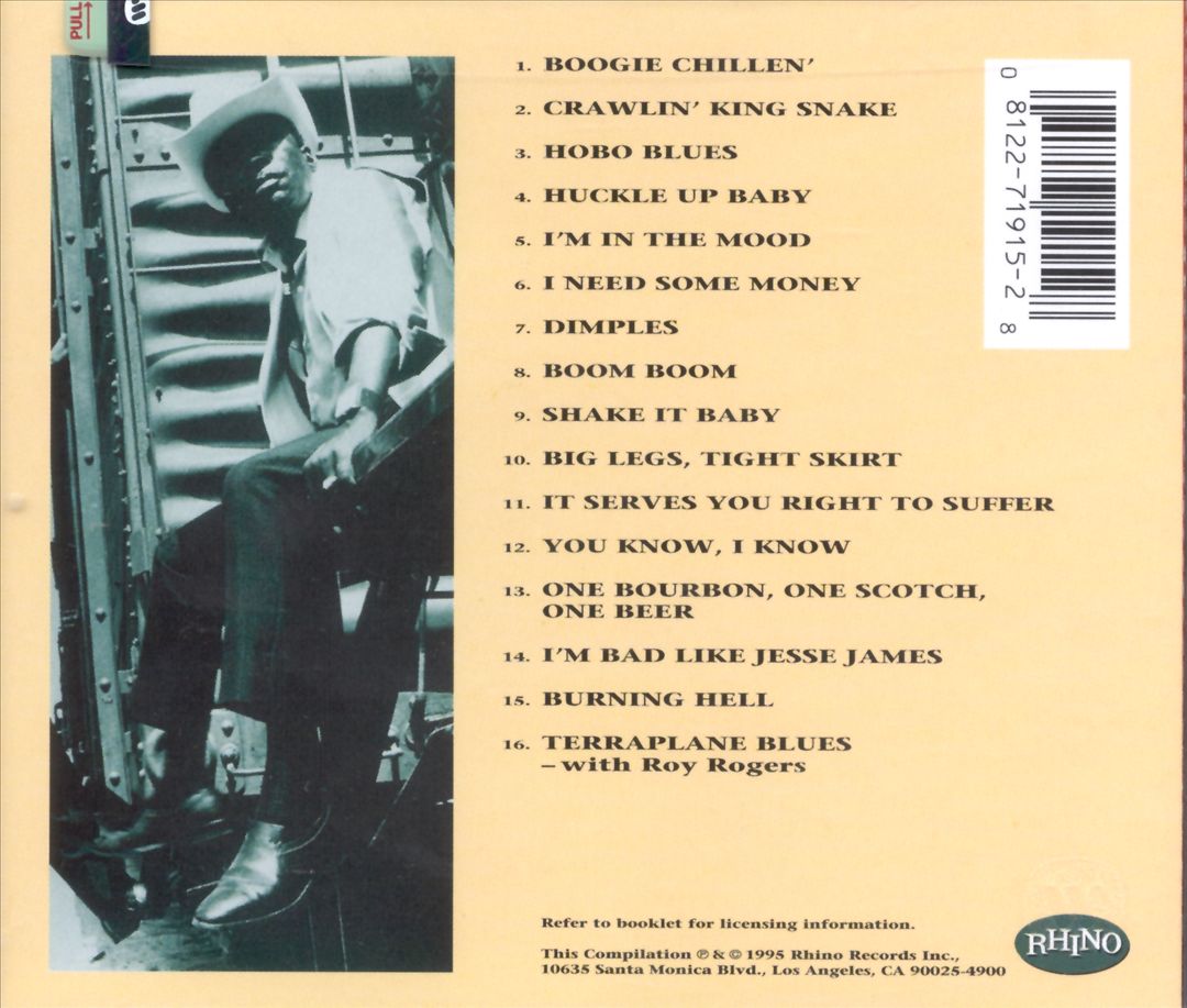 Very Best of John Lee Hooker [Rhino] cover art