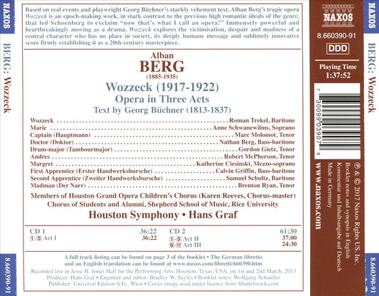 Alban Berg: Wozzeck cover art