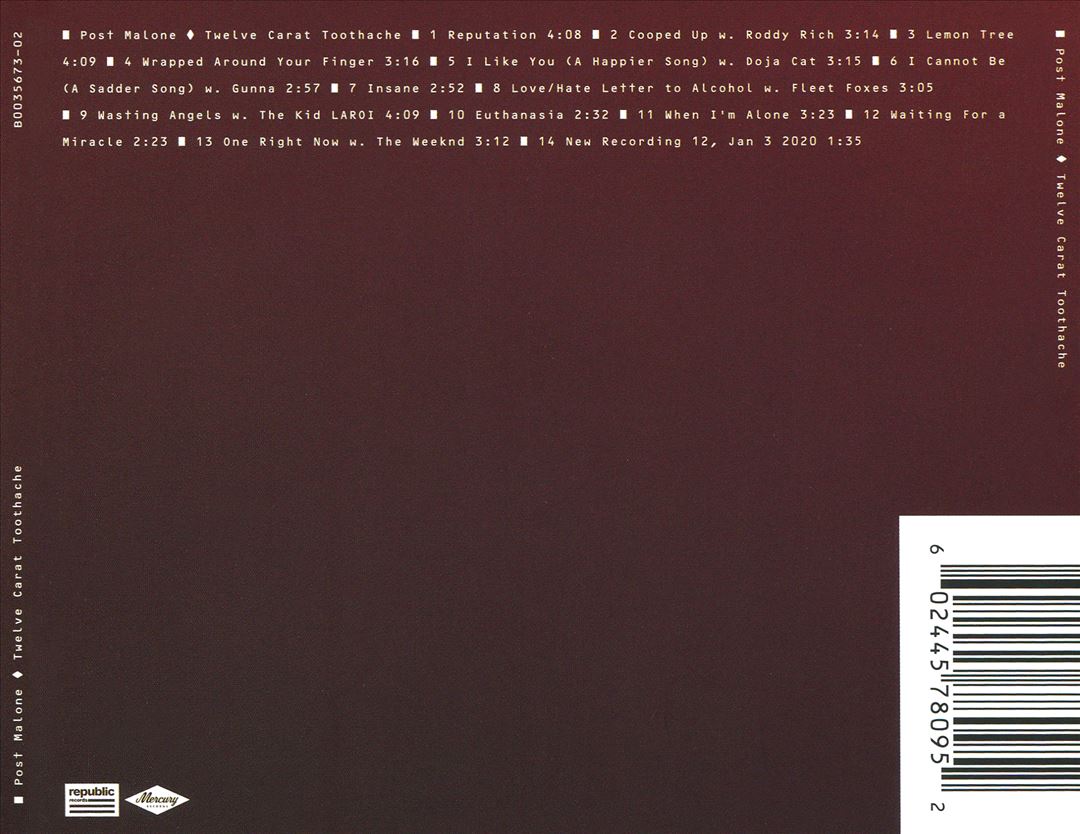 Twelve Carat Toothache cover art