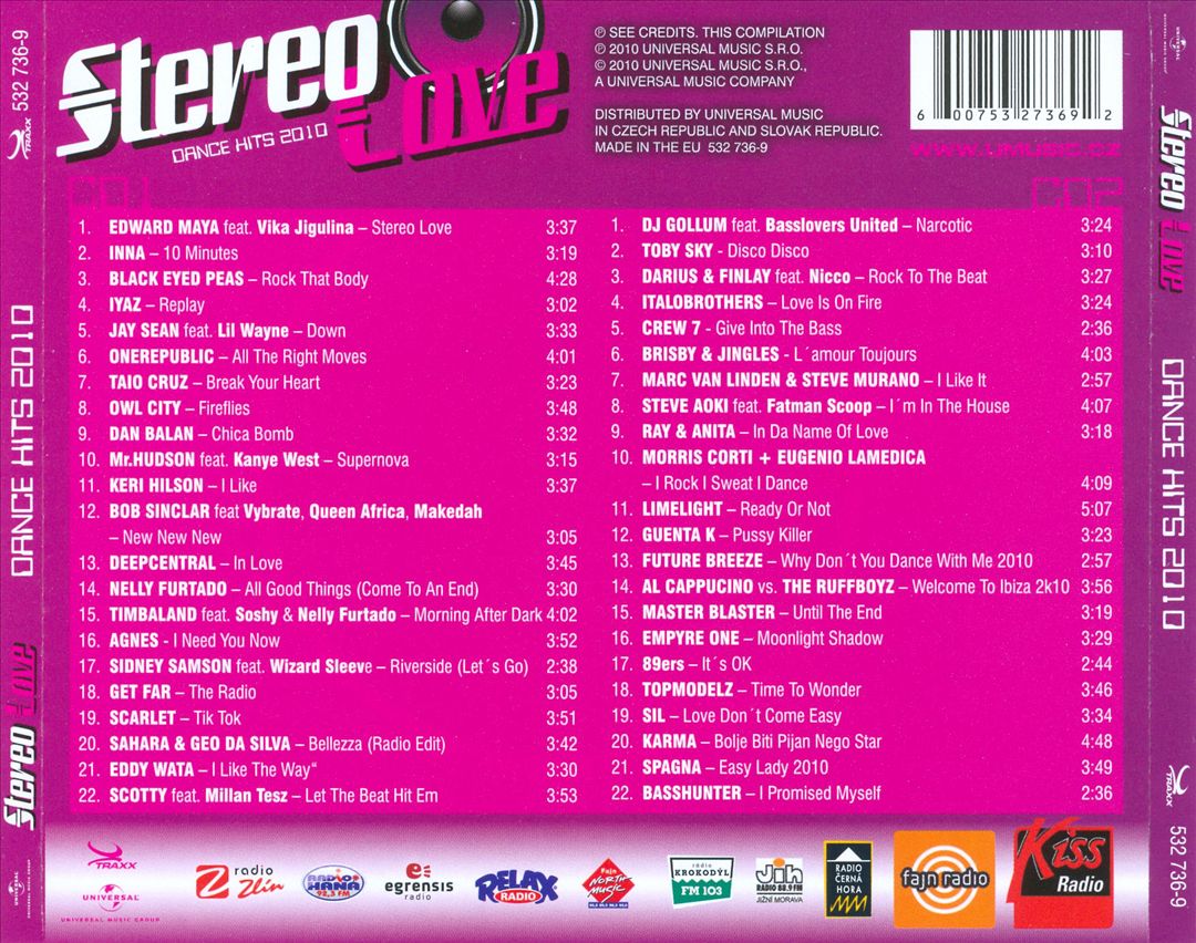 Stereo Love Dance Hits 2010 cover art