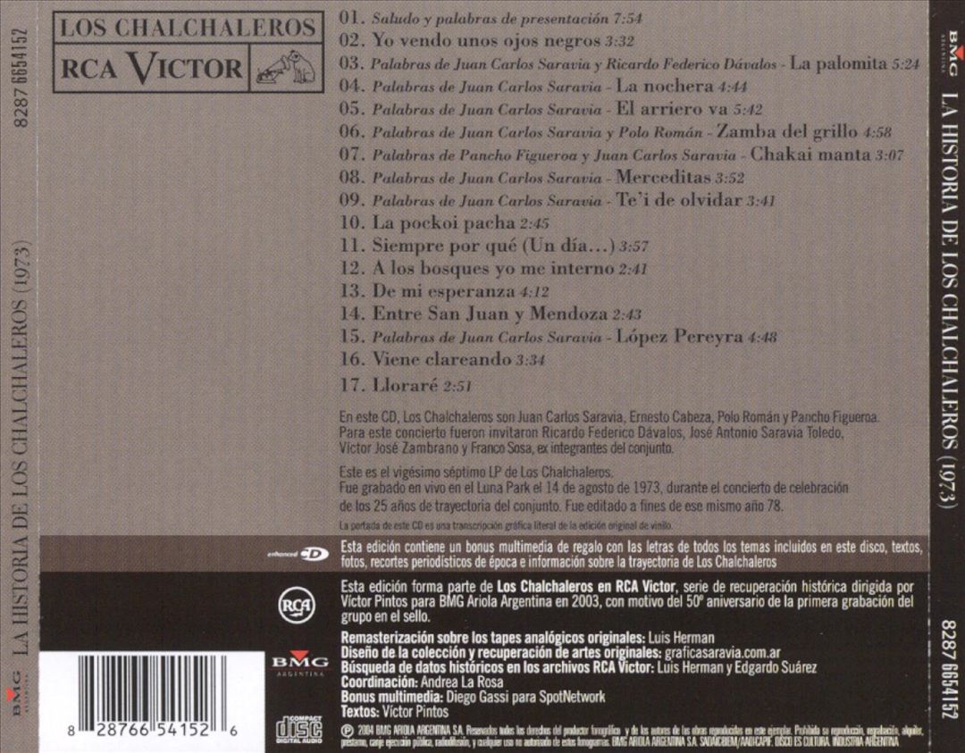 Historia de los Chalchaleros cover art