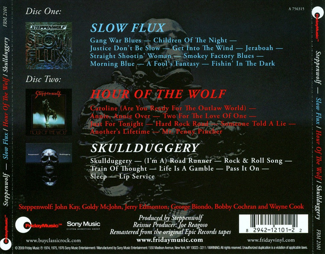 Slow Flux/Hour of the Wolf/Skullduggery cover art