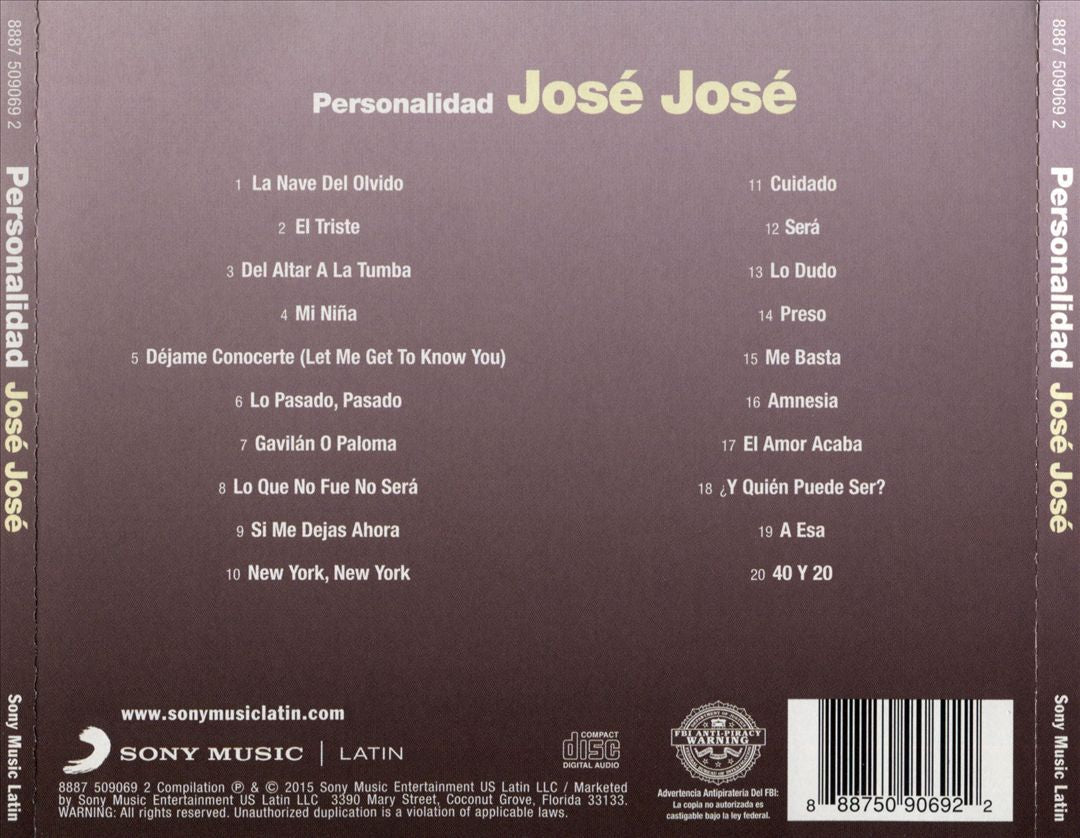 Personalidad cover art
