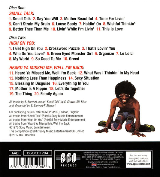 Small Talk/High on You/Heard Ya Missed Me, Well I'm Back cover art