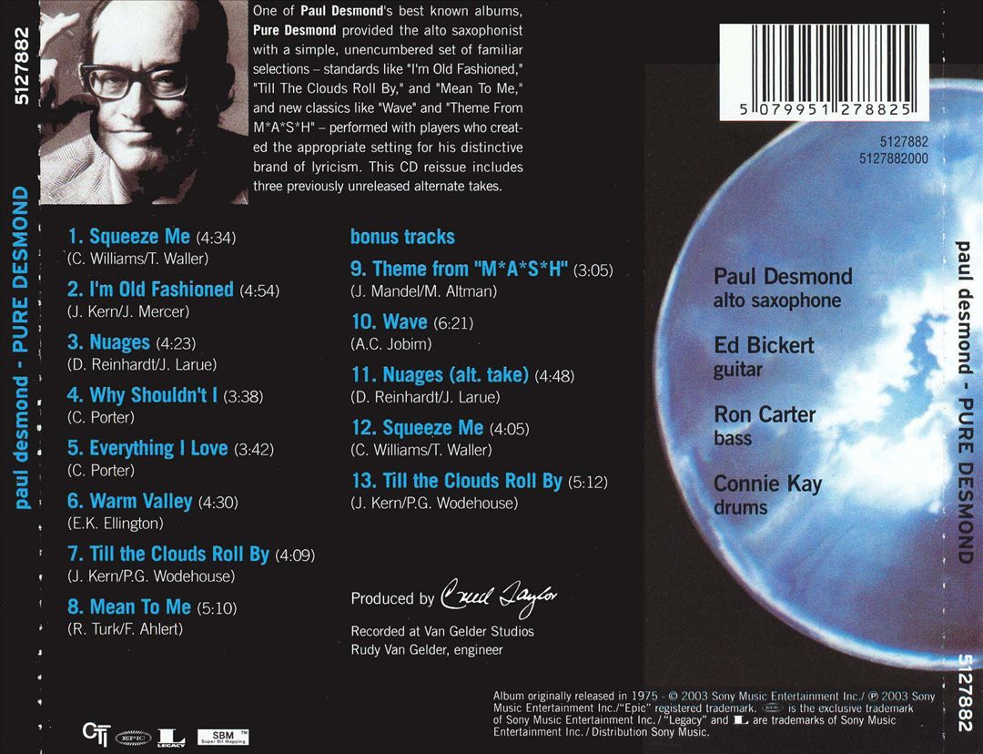 Pure Desmond [Germany Bonus Tracks] cover art