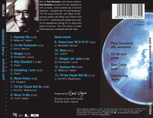 Pure Desmond [Germany Bonus Tracks] cover art