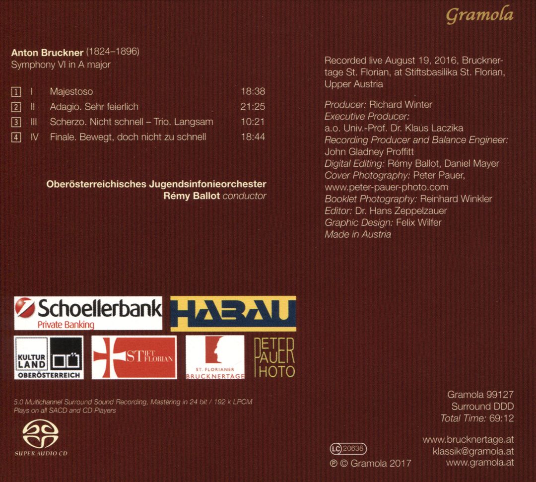 Anton Bruckner: Symphonie VI cover art