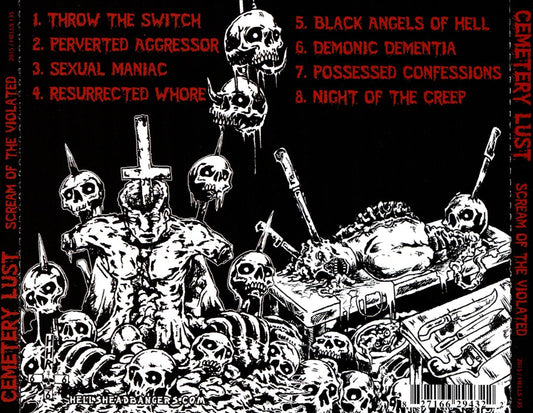 Screams of the Violated cover art