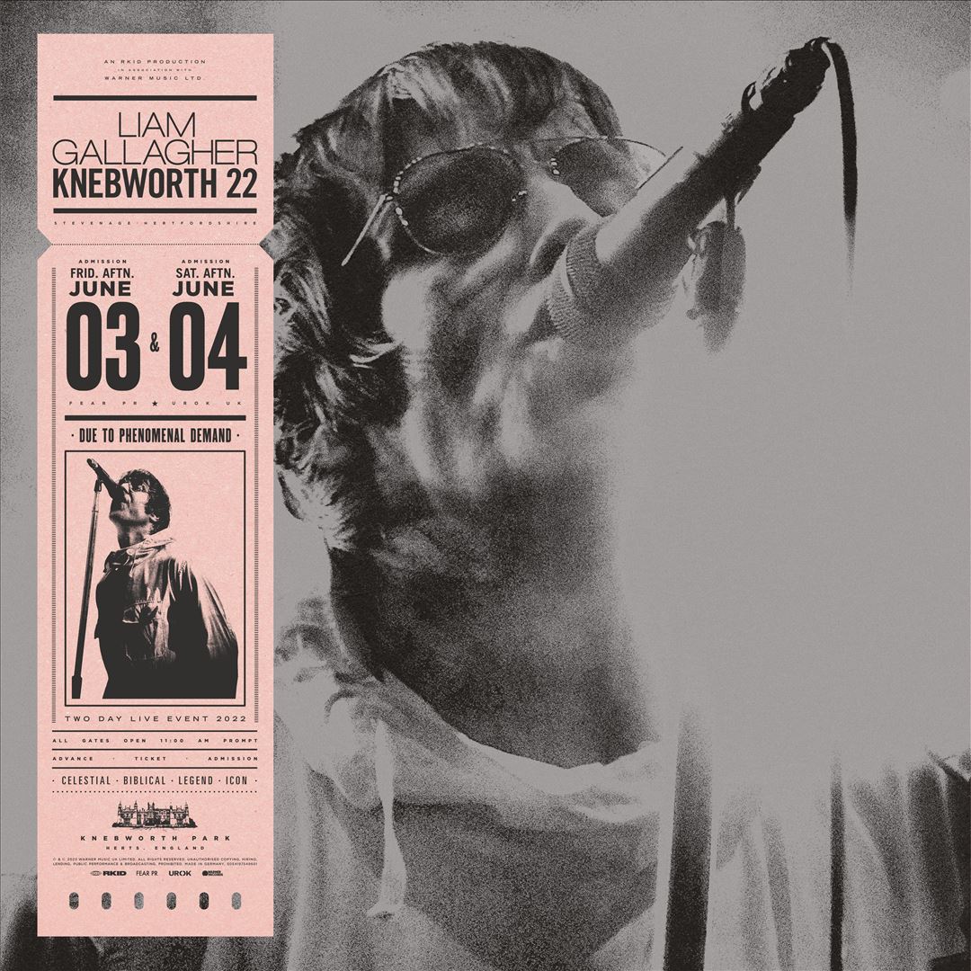 Live at Knebworth '22 cover art