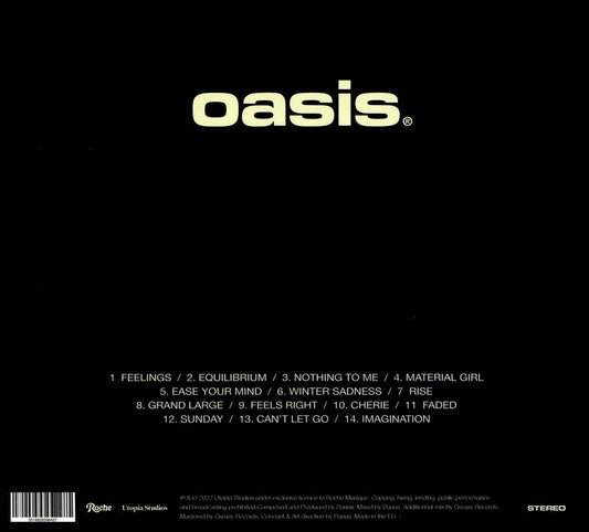 Oasis cover art