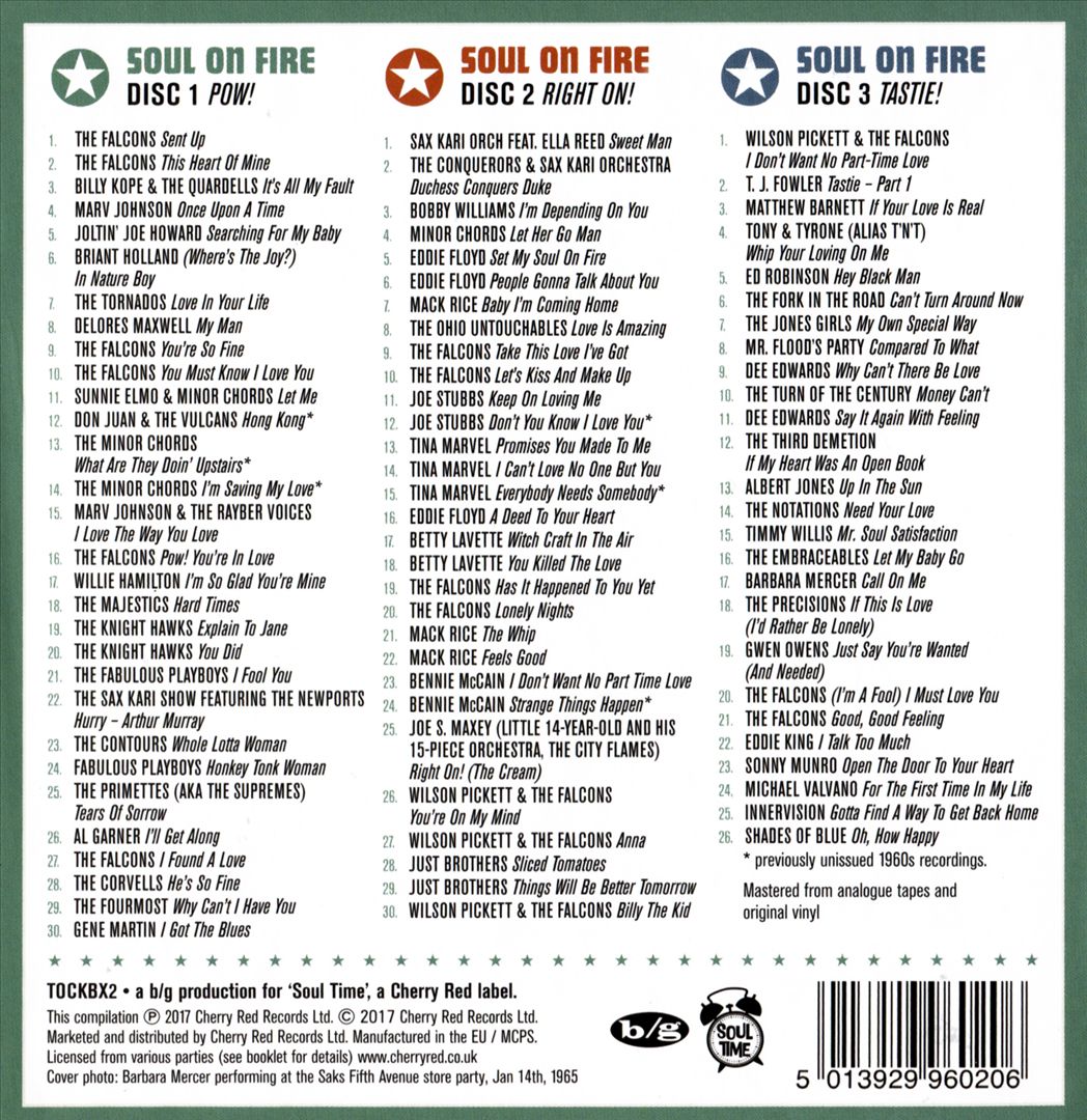 Soul on Fire: The Detroit Soul Story [1957-1977] cover art