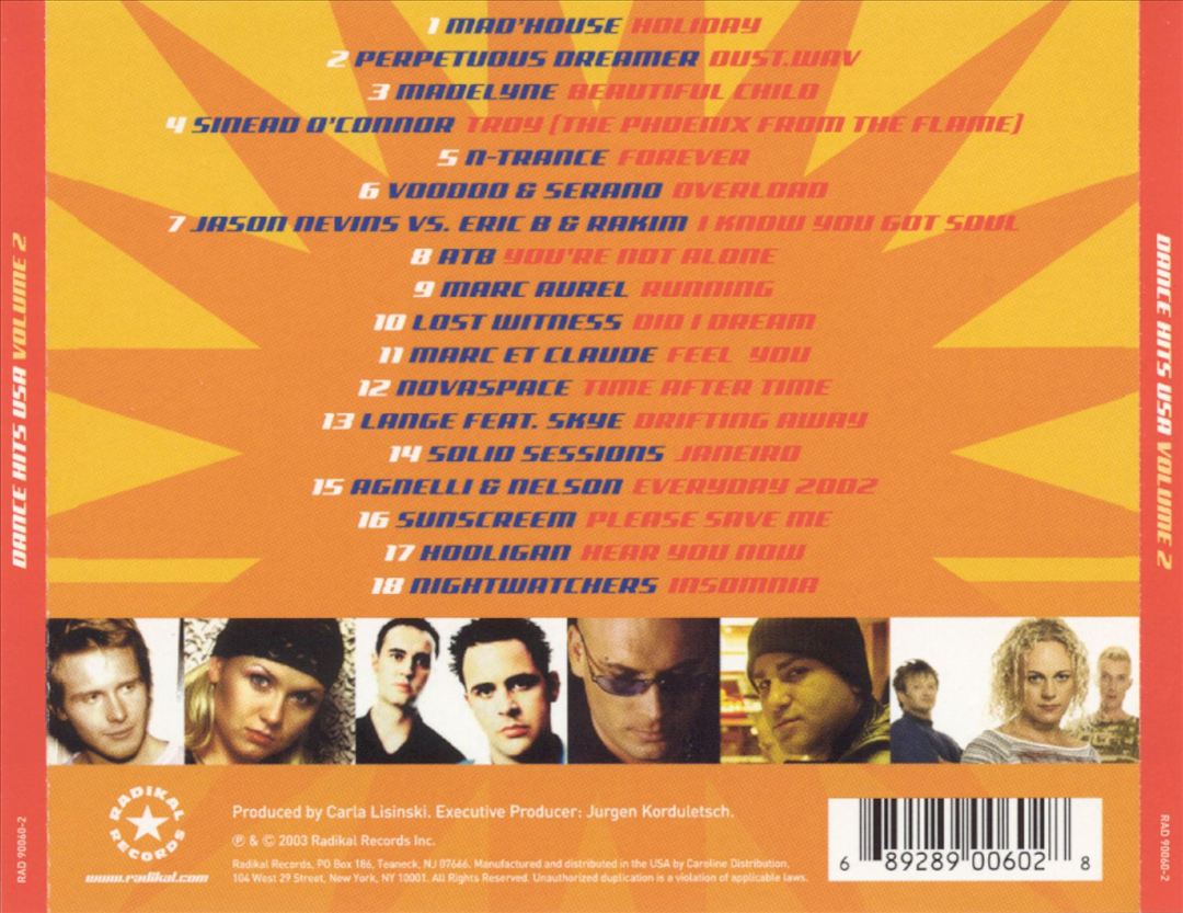 Dance Hits USA, Vol. 2 cover art