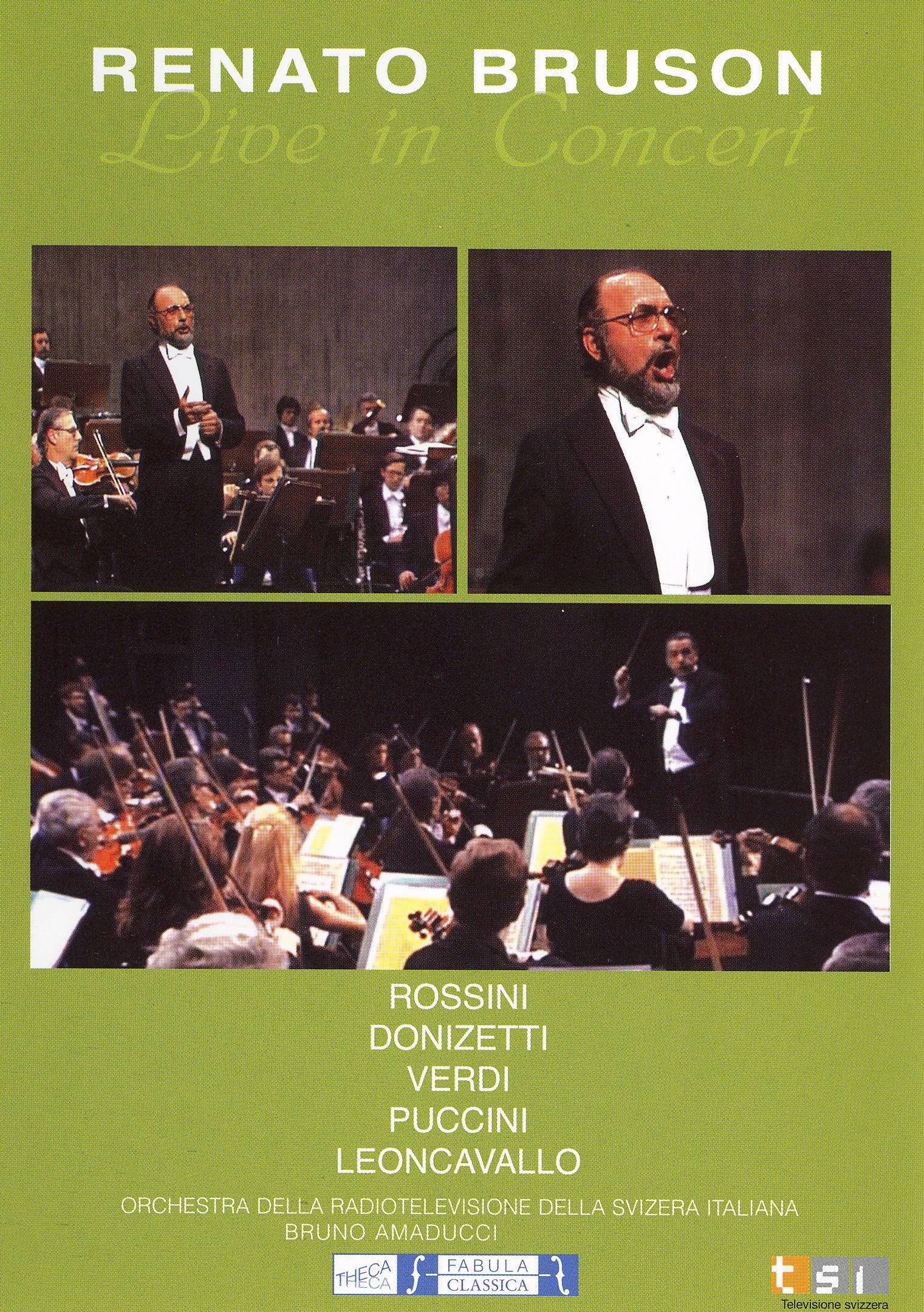 Renato Bruson - Live In Concert cover art