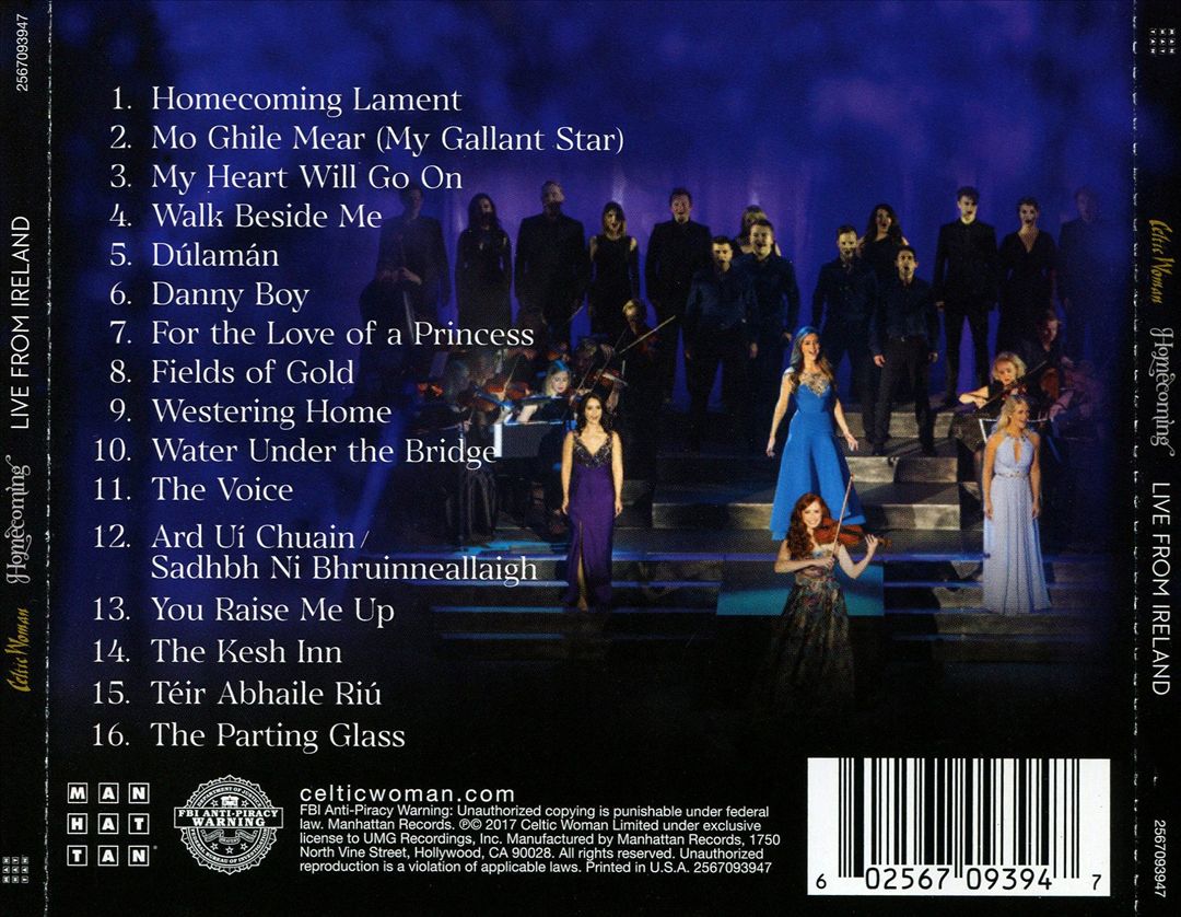 Homecoming: Live from Ireland cover art