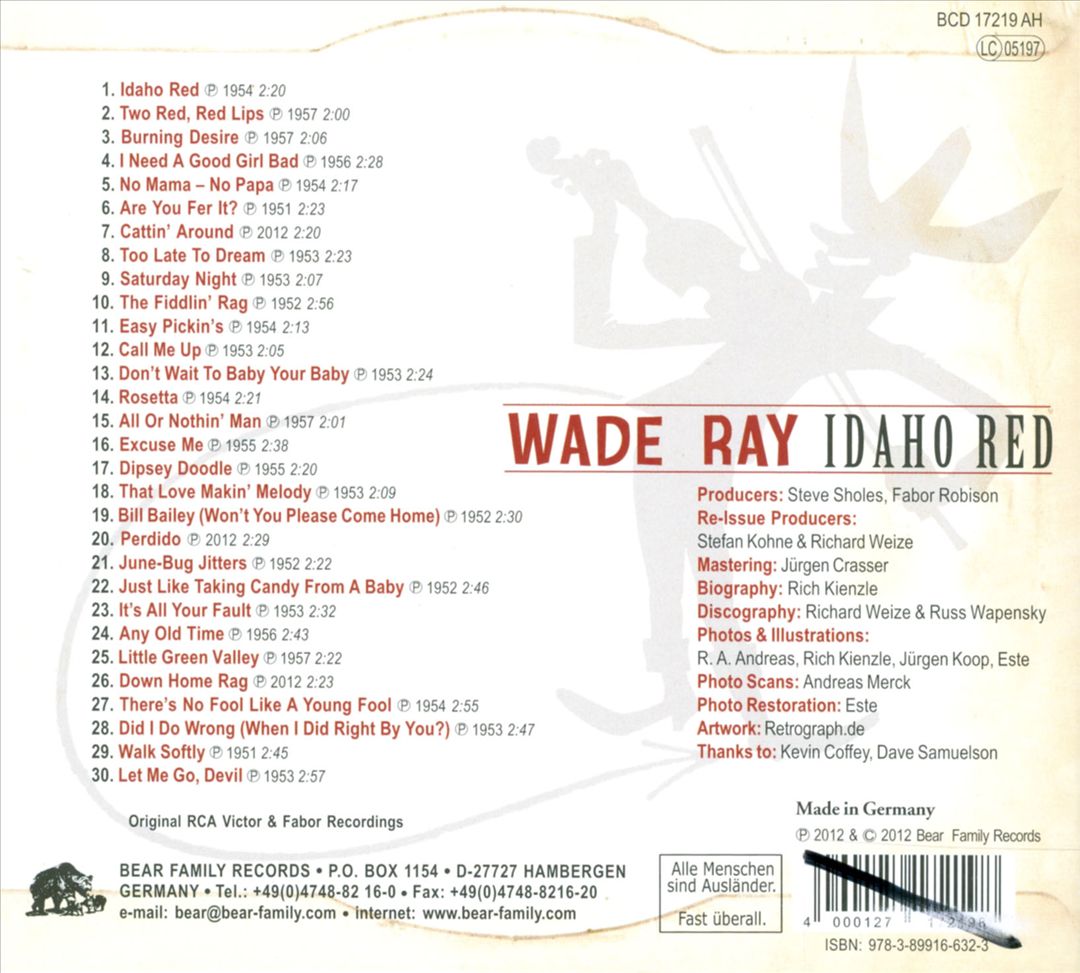 Idaho Red cover art