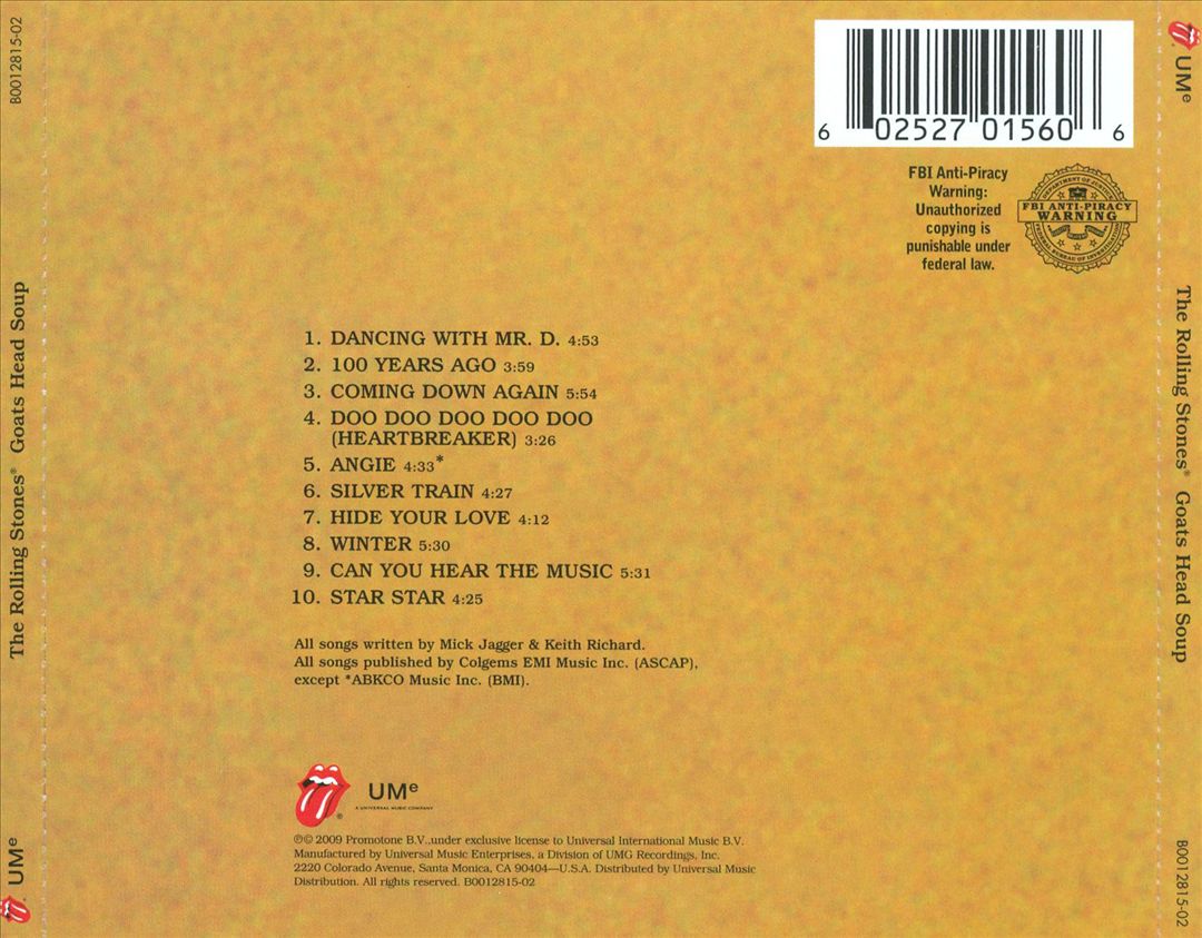 Goats Head Soup cover art