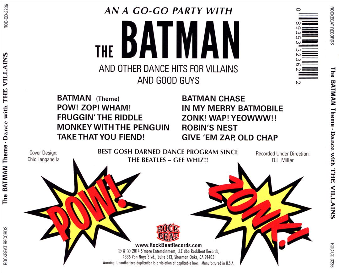 Batman Theme: Let's Dance with the Villains cover art