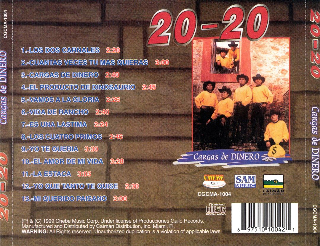 Cargas de Dinero cover art