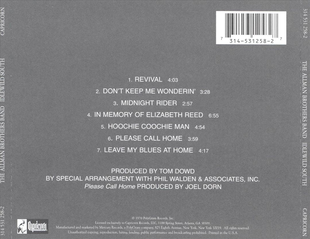 Idlewild South cover art