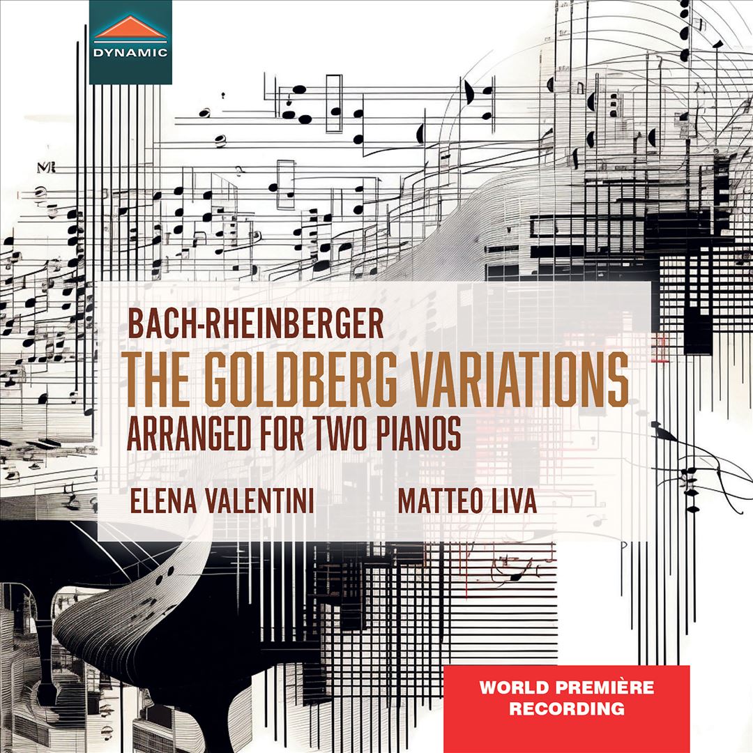 Bach-Rheinberger: The Goldberg Variations arranged for Two Pianos cover art