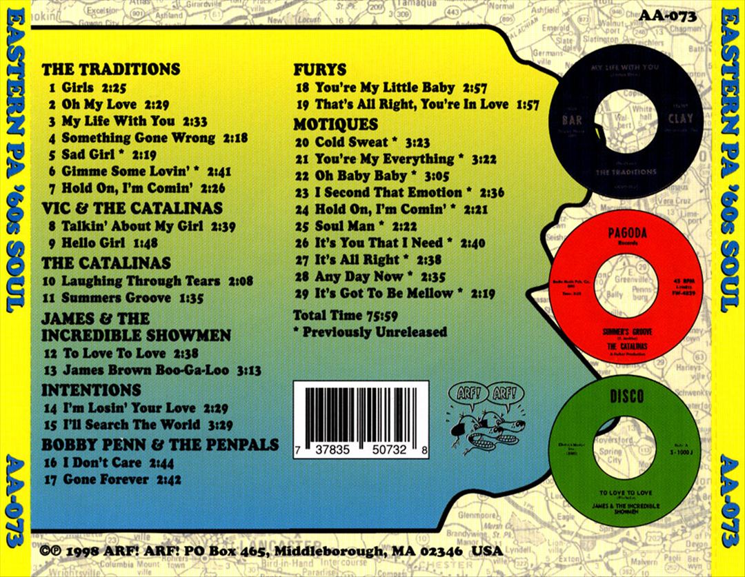 Eastern PA 60's Soul cover art