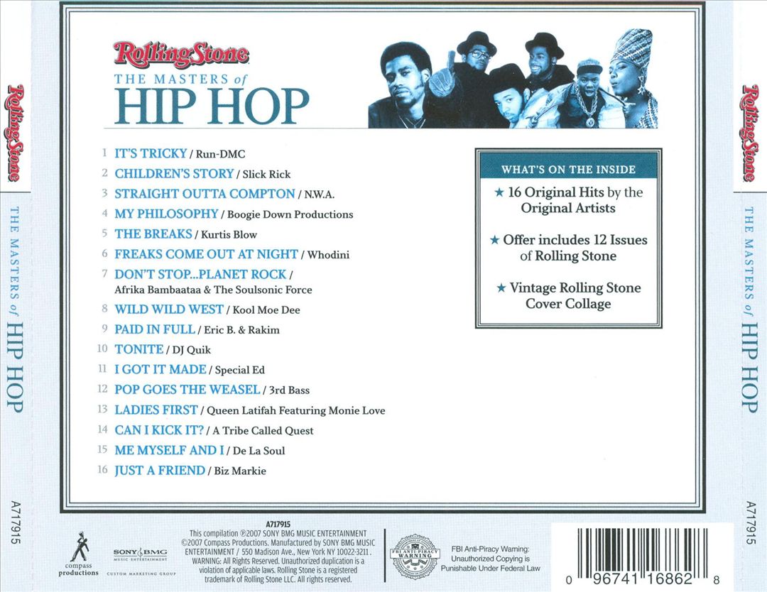 Masters of Hip-Hop [Sony BMG] cover art