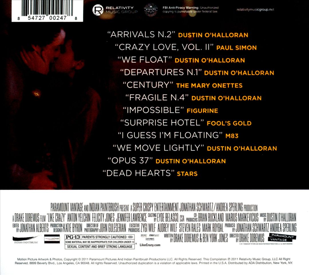 Like Crazy [Original Motion Picture Score] cover art