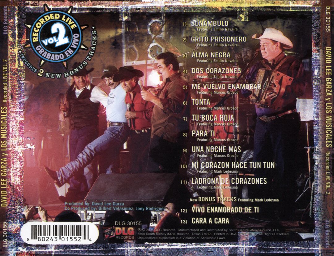 Recorded Live, Vol. 2 cover art