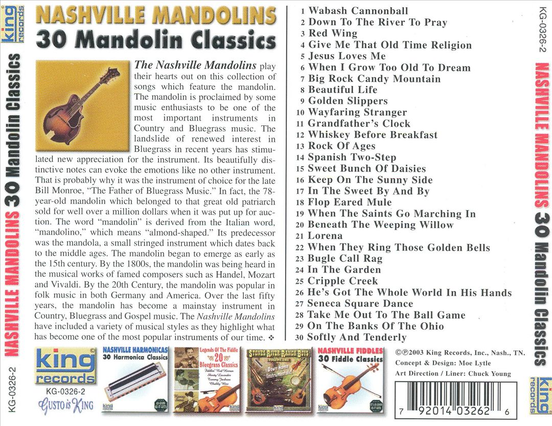 30 Mandolin Classics cover art