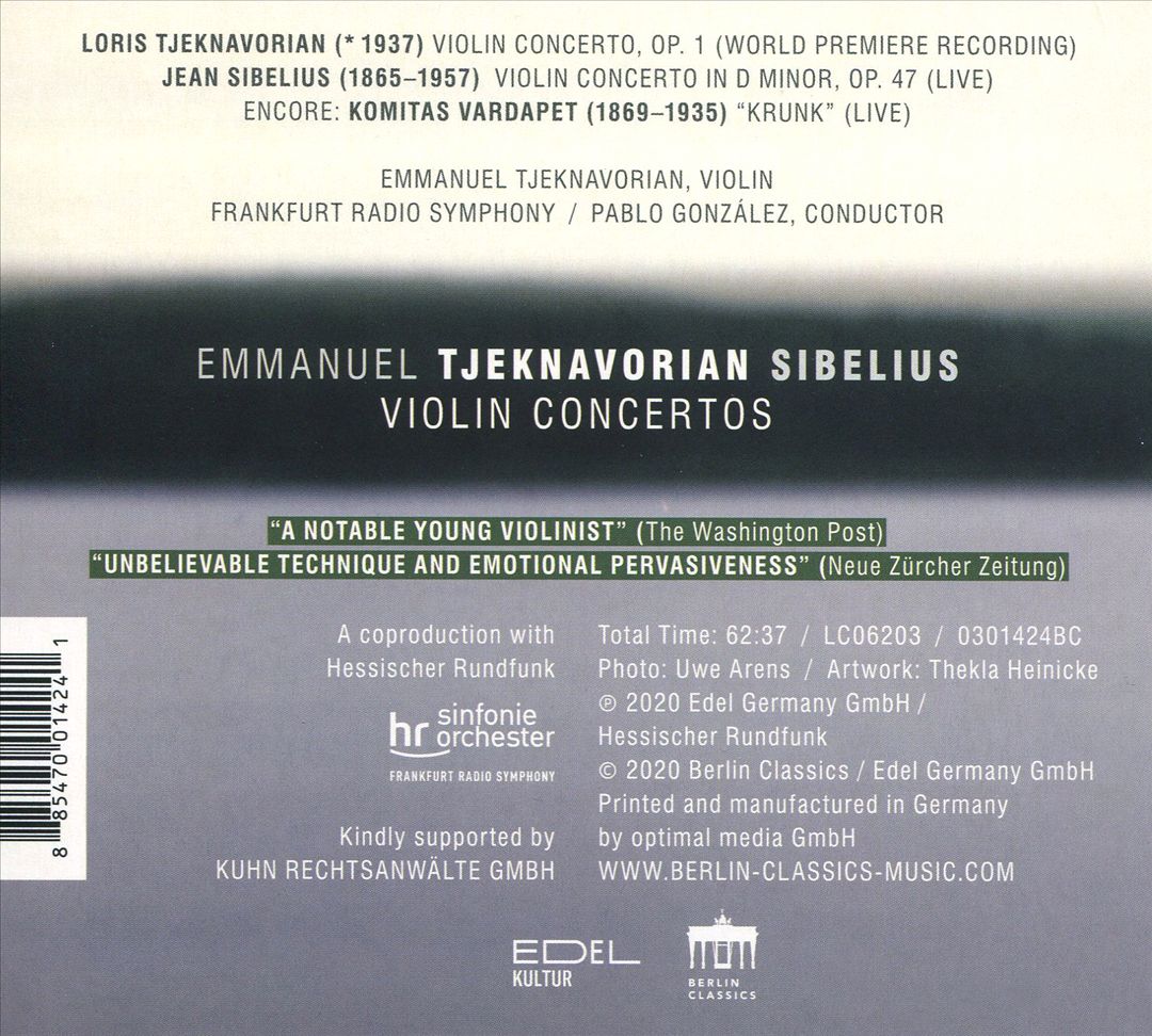 Sibelius: Violin Concertos cover art