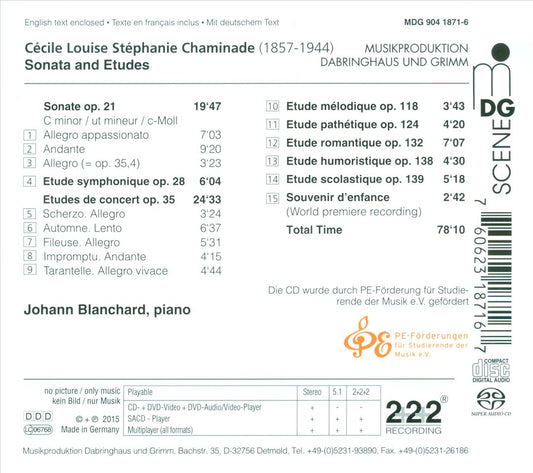 Cécile Chaminade: Piano Works cover art