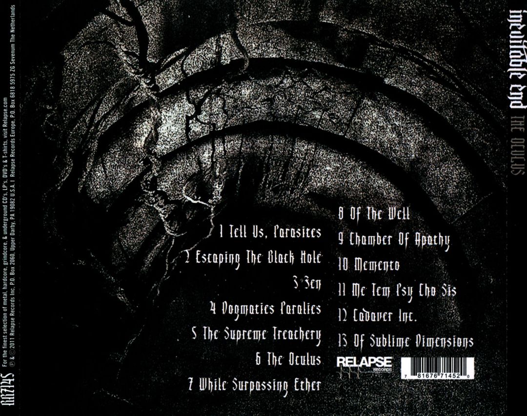 Oculus cover art