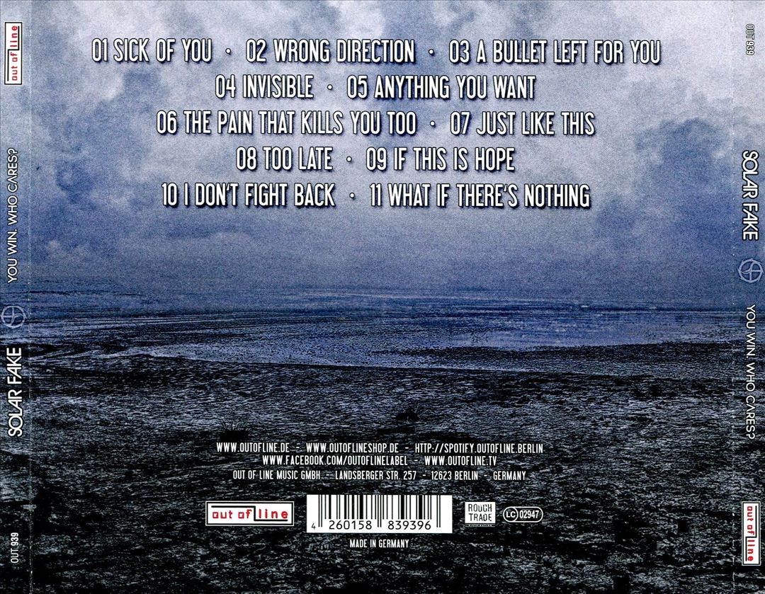 You Win. Who Cares? cover art