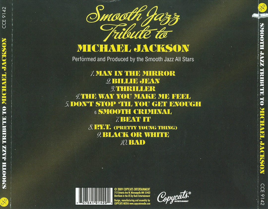 Smooth Jazz Tribute to Michael Jackson cover art
