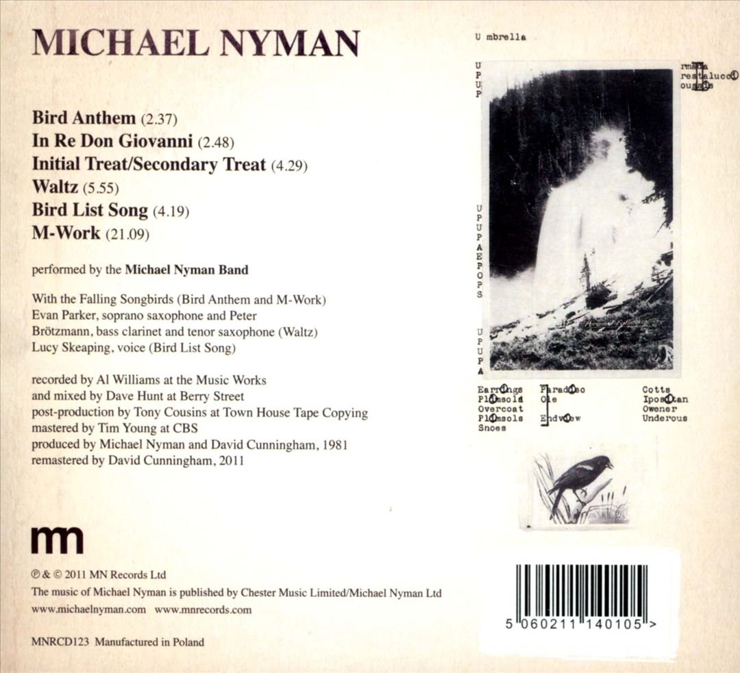 Michael Nyman cover art
