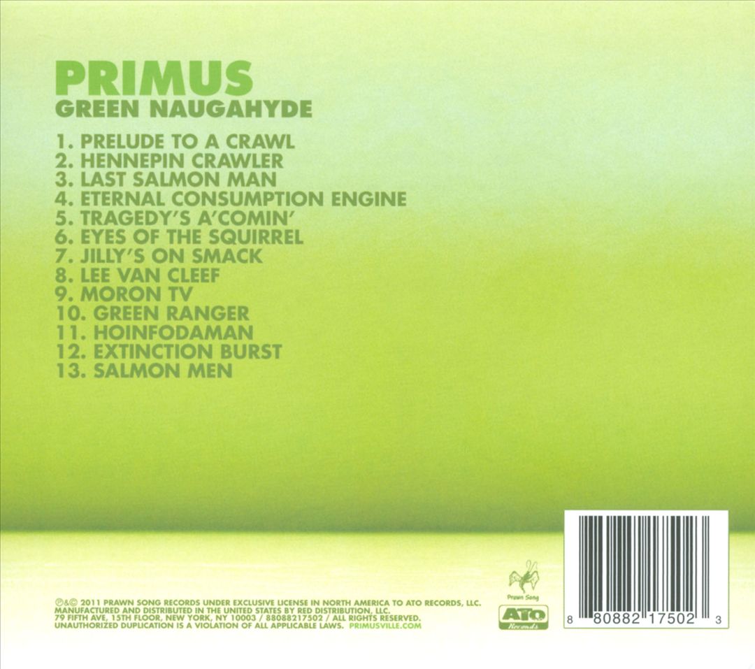 Green Naugahyde cover art